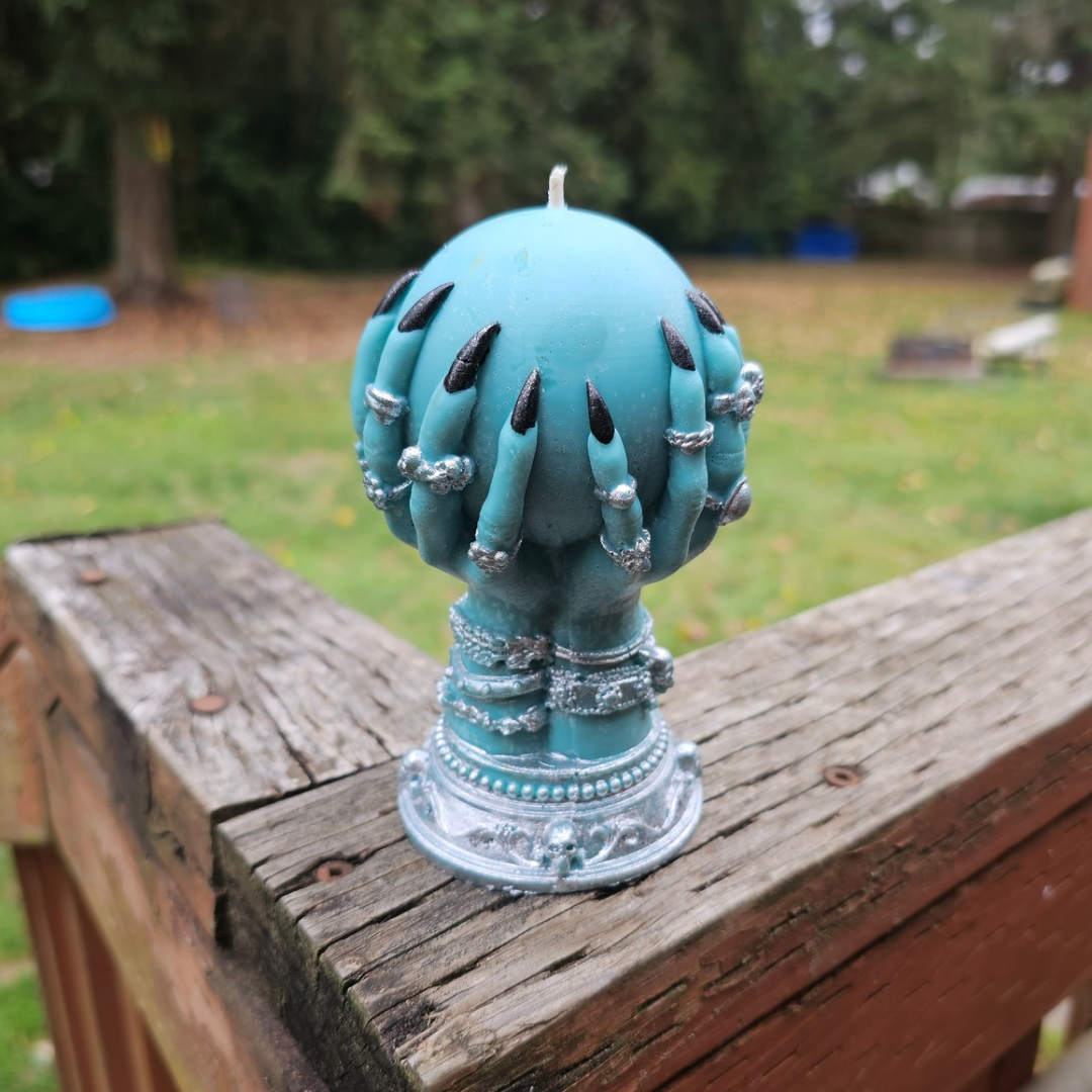 Witches Hand Candle